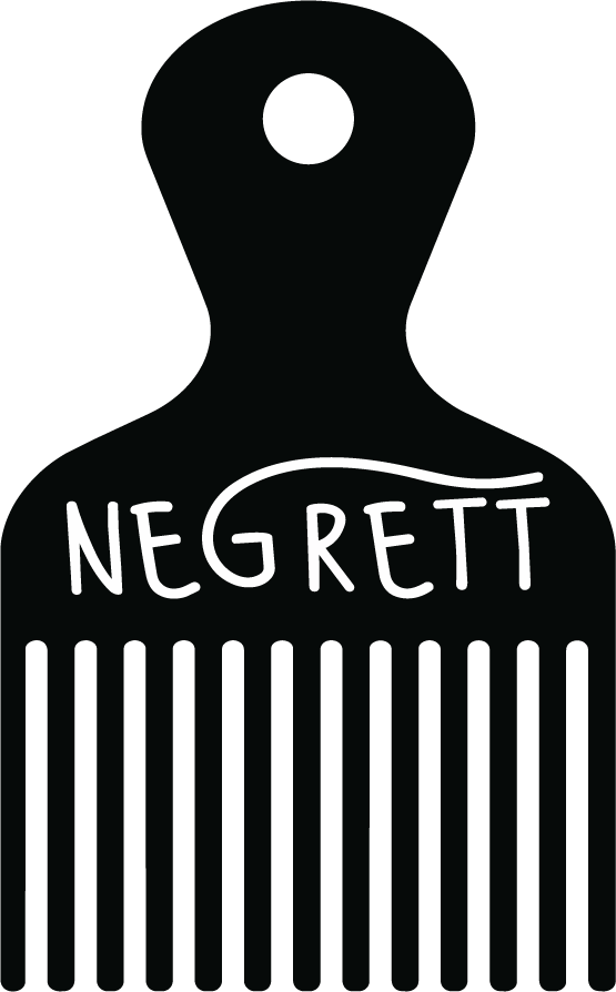 Ícone Negrett, pente garfo afro